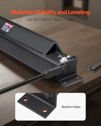 VEVOR Box and Pan Brake, 30 in Sheet Metal Bending Brake, 18-Gauge Capacity, 0-135 Degree Adjustable, Metal Bender Machine, No Wobbling, Heavy-Duty Aluminum Folder for Precise Batch Bending