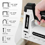 Electric Staple Gun 5 in 1 Band Nailer, 4V Rechargeable Cordless Stapler, Nail Gun Battery Powered with 2,000 Staples and Nails, Power Tacker Pin Nailer for Home Use, Wood, Upholstery, DIY