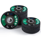 S SATC Flap Discs 120 Grit Grinding Wheel 4.5" x 7/8" Angle Grinder Sanding Disc Abrasive Grinding Disc Type 29（20 Pack）