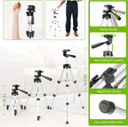 Laser Level with Tripod, Huepar 150Ft Self Leveling Lazer Level Outdoor Use, 150° Vertical Green Cross Line Level Laser for Picture Hanging, Tile, Construction Project - Pulse Mode (25.6 in Tripod)