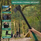 Camping Hatchet 28 Inch,Survival Hatchet Tactical for Wood Chopping and Kindling,Hatchet Axewith V Grind Blade, Lightweight Nylon Fiber Handle,for Outdoor Survival, Gardening, Hiking (L)