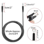 Sumnacon 4 in 1 Banana Plug Alligator Clip Pure Copper Fork Test Lead, 9.8 Ft Multimeter Flexible Test Lead Wire Cable with Protective Jack Copper Clamps for Electrical Testing 1000V/15A