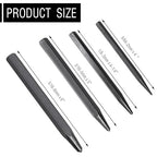 62215 Center Punch Set, Center Punch Metal Center Punch Tool 4-Piece Set