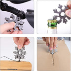 25 in 1 Small Precision Screwdriver Set with Magnetic Tools for Laptop, Xbox, MacBook, iPhone, Watch and Glasses plus 18 in 1 Snowflake Multi Tool for Men, DIY and Repair Enthusiasts