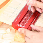 Woodworking Scriber Saddle T-Square Ruler 8in, for Carpenter Work, Layout and Measuring Tools