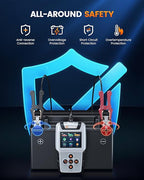 ANCEL BA101 PRO Battery Tester 12V&24V with Color Display, Cranking & Charging System Automotive Battery Load Analyzer for Car, Truck, SUV, RV, Boat, Heavy Duty Vehicles