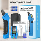 Circuit Breaker Finder, Digital Breaker Finder with GFCI Outlet Tester, AC 90-135V Electrical Circuit Tracer with Buzzer Alarm & Color LCD Display, Includes Batteries & Carrying Case