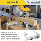 Miter Saw Crown Stops, Fits DW702, DW703, DW706, DW708, DW712, DW713, DW715, DW716, DW717, DW718, DWS780 – Woodworking Guide for Precise Cuts