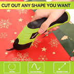 2 Blade Cordless Electric Scissors for Cardboard Fabric Cutter Cardboard Cutter Tool for Crafting,and Sewing with Usb Cable Green-2blades