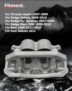 cciyu Front Brake Caliper w/Bracket 18B5055 For Chrysler For Aspen,For Dodge For Durango(Only Fit Front Right); For Dodge For Dakota/For Ram 1500,For Ram For 1500/For 1500 Classic(Only Fit Front Left)