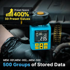 Upgrade Digital Torque Adapter, (±1% Accuracy, 12.5-250Ft-lb), 1/2" Digital Torque Wrench Adapter for Car, Versatile Meter - Smart Alert | Peak/Track | Preset | Store/Delete, for Automotive(340N.m)