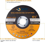 S SATC 25 PCS Cut Off Wheels 4 1/2 Inch Angle Grinder Cutting Wheel 4.5 x 1/16 x 7/8 inch Cutting Wheel Die Grinder Cutting Disc Fits Angle Grinder Air Tool