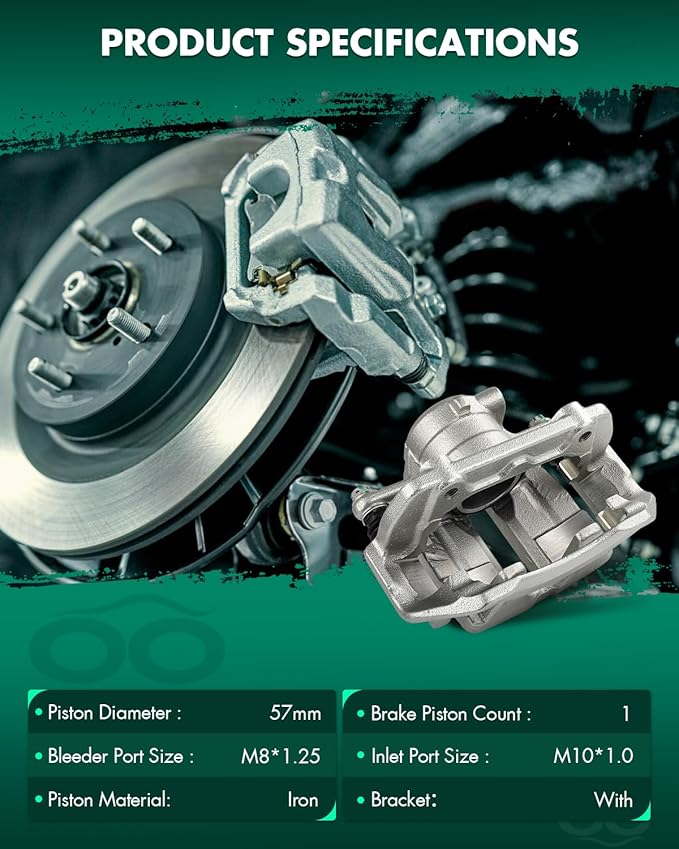 SCITOO Front Right Brake Caliper With Bracket 19B3125 Compatible For Mercedes-Benz For C240 2003-2005,For Mercedes-Benz For C280 2006-2007,For Mercedes-Benz For C320 2003-2005