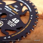 6-1/2 Circular Saw Blades 3-Pack, 40T ATB Carbide - Ultra-Lightweight for Cordless Saws & Old Tools, Saves Battery, Thin Kerf Cuts Wood/Plywood/OSB | Fits DeWalt/Makita/Milwaukee