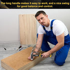 22 oz Claw Hammer with Fiberglass Handle, Drop Forged One Piece Claw Hammer, All Purpose Hammer, Smooth Face, Shock-Absorbing Grip
