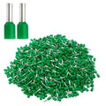 XHF 1000 PCS AWG 20/0.75mm² Wire Ferrules Insulated Copper Crimp Connectors, Crimp Pin Cord End Terminals Green