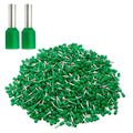 XHF 1000 PCS AWG 18/1.0mm² Wire Ferrules Insulated Copper Crimp Connectors, Crimp Pin Cord End Terminals Green