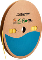 Chanzon 2:1 Ratio - 80Ft Roll - 1/16" (1.5mm) Heat Shrink Tubing 2:1(25M Total Length) Yellow Polyolefin Sleeving Wrap Shrinking 2 to 1 1pcs