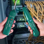 Proster Cable Tracker RJ11 RJ45 Wire Tracer Ethernet Tracker Telephone Tone Generator Line Toner Tester for Network Telephone Line Continuity Tester