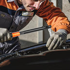 VEVOR 3/8 Inch Drive Torque Wrench, 10-100 ft.lb/13.6-135.6 Nm, Dual-Direction Adjustable Click Torque Wrench with 1/2 & 1/4 adapter, 3" Extension Bar, for Automobile Repair