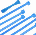 PATIKIL Cable Zip Ties 16 Inch, 100 Pcs Self-Locking Nylon Wire Tie Wraps Heavy Duty Cord Management with 50 lbs Tensile Strength for Indoor and Outdoor, Blue (0.2" W)