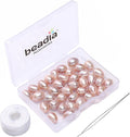Natural Pearl Beads Rice 8-9mm Purple Freshwater Cultured Loose Gemstone Beads for DIY Jewelry Making 13.8''/Strand HQ