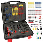 BELEY 104PCS Automotive Test Lead Kit Electrical Breakout Multimeter Test Leads Kit with Multimeter Leads, Alligator Clips, Pin Probes, Banana Plugs