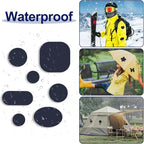 45PCS Nylon Repair Patch Self-Adhesive Pre-Cut Fabric Patch Down Jacket Repair Patches for Puffer Jackets Tenacious Tape Polyester Waterproof Lightweight Tent Repair Patch for Clothes Bag (Navy)