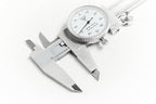 PEC Dial Caliper 0-6 Inch, Stainless Steel Precision Measuring Tool with Shock-Proof Dial, High Accuracy ±0.001"