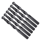 Drill Bit, 11mm Cutting Diameter, 4241 HSS Nitriding Black 118° Cutting Angle Versatile Jobber Bits - (Applications: for Drilling Plastic Wood Soft Metal), 6-Pieces