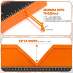 VARSK Contour Gauge Tool (10 inch) with Lock - Birthday Gifts for Men Dad Him, Cool Gadgets for Men, Irregular Shape Duplicator, Outline Edge Angle Measuring Tool for Woodworking Flooring