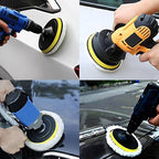 Car Foam Polishing Buffing Kit, Polishing Buffing Pads, Wool Pads, Polishing & Buffing Wheels, for Headlights & Body Foam Wax & Buffer Kits (6)
