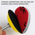 64 PCS 2 Inch Sanding Disc Pad,Hook and Loop Sanding Pads 180 to 3000 Wet Dry Sponge Sandpaper with 1/4” Shank for Drill Sanding Grinder Rotary Tools Curved Surface Polishing and Sanding