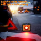 AdamStar Work Light, Magnetic LED Rechargeable Light with 7 Modes & 270°Rotatable, 1500LM Waterproof COB Portable Light with Hook for Emergency Car Repair, Grill, Outdoor Work, Camping (1 Pack)