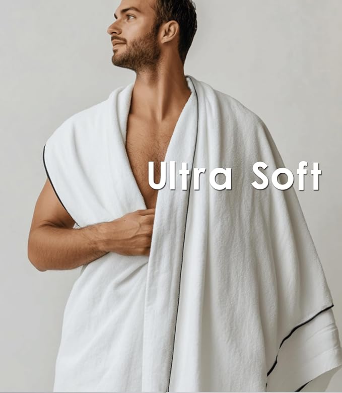 Magnetic Bath Towel, Outdoor Quick-Dry Sand-Resistant Beach Towel, 75"X35" Towel with Magnetic Closure, Super Absorbent Microfiber Towel for Travel,Swimming,Pool,Beach,Pool,Travel,Gym & Camping Blue