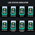 Xin Tester Digital AC Circuit Breaker Finder Tool with Integrated GFCI Outlet Tester, 90-120V NCV Electrical Circuit Tracer Automatically Scan Voltage Detector Electrician Tool XT-33A
