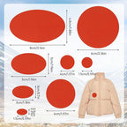 Down Jacket Repair Patches - Highly Effective Repair of Nylon Fabric, Waterproof Self-Adhesive Repair Patch for Down Jackets, Tents, Raincoats, Outdoor Equipment