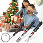 Preciva Telescoping Magnetic Pickup Tool Set - with 16 lb Pick Up Sticks, Telescoping Flexible LED Flashlight, Flexible Magnet Pick Up Sweeper - Fathers Day Christmas Day Gifts for Men