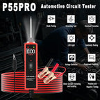 Power Circuit Probe Tester 6V-30V DC Test Light Car Fuse Tester Tool Short Circuit Located Auto Electrical Tester Kit Component Polarity Identify with Overload Protection,P55 Pro Test Probe.
