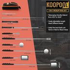 Telescoping Magnetic Pickup Tool Set, Inspection Mirror Telescoping, LED Flashlight, Cool Gadgets for Men, Gifts for Dad, Husband, Kids, Boyfriend, Magnet Stick