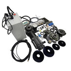 TECHTONGDA Portable Line Boring and Welding Machine, 2 in1 Line Boring and Overlay Welding for Repairing Excavator, Hole Drilling Connecting Rod Work Bore Welder Equipment, European Connector