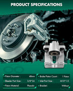 SCITOO 184851 Rear Right Disc Brake Caliper Assembly Without Bracket For Ford For Ranger 2010-2011