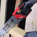 HAUTMEC 14-Inch Universal Hand Saw, 11 TPI Fine Cut Wood Saw with Hardened Triple-Ground Teeth and Ergonomic Handle, Pro Handsaw for Wood, Laminate, Plastic, PVC & Branch Cutting – HT0024