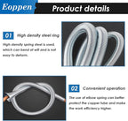 Spring Tubing Benders Kit 1/4, 5/16, 3/8, 1/2 and 5/8 Inch 5 in 1 Tube Bender Set for Copper, Brass, Aluminum and Thin Steel Tube