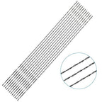 Scroll Saw Blade，12 Pcs Spiral Scroll Saw Blades for Wood Metal Plastic Cutting Sawing Carve (#1)