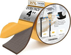 Pipe Insulation Tape, Foam Insulation Tape for Outdoor Pipes Winter Freeze Protection, Foam Pipe Insulation Wrap, Heat Tape for Water Pipes, Copper Pipes, PVC, AC Line, 4in x 15ft, Brown