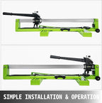 VEVOR Tile Cutter 40 Inch, Manual Tile Cutter All-Steel Frame,Tile Cutting Machine w/Laser Guide and Bonus Spare Cutter,Tile Cutter Hand Tool for Precision Cutting Porcelain Ceramic Floor Tiles