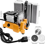 4" Mini Table Saw, 60W 110V Portable Miter Saw Table Saw Bench Electric Cutting Machine for DIY Handmade Woodworking Crafts, with 3 Blades