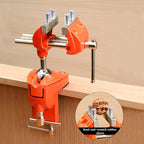 MAXMAN Clamp Bench Vise with Post Universal, Woodworking Vise, 360° Heavy Duty Cast Steel, Table Clamp Vise with Swivel Base for Workbench DIY Projects, Handcraft Creations