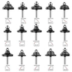 Router Bits 1/4 Inch Shank 50 Pieces, Tungsten Carbide 1/4" Router Bit Set, for Professional and Beginners Carpenter